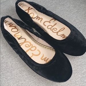 Sam Edelman velvet ballet flats